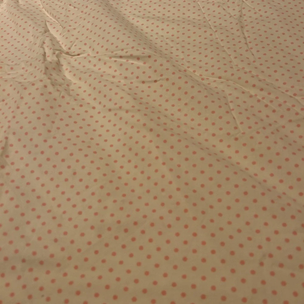 Schweitzer linen pink polka dot full duvet cover